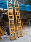 8m FRP ไฟเบอร์กลาสส่วนต่อขยายบันไดก่อสร้าง Tower Erction Tools