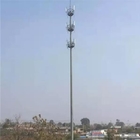 ทนต่อการสึกหรอ 10 - 750KV Monopole Telecom Tower ASTM Approved