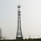 โทรคมนาคมเหล็กชุบสังกะสี Q355 / Q255 Guy Wire Tower