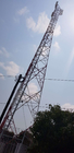 Gsm Telecommunication Lattice Tower Steel Q235B ไฟฟ้า Self Supporting