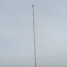 0 - 200m เหล็กชุบสังกะสี Guyed Mast Tower พร้อมวงเล็บ Lightning Rod