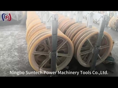 916 มม. ACSR MC ตัวนำไนล่อนบล็อกรอกสลิงลวดสลิง