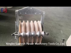 รอกบล็อกตัวนำสายส่ง 508 มม. พร้อมลูกกลิ้งต่อสายดิน