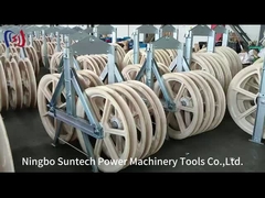 ล้อด้านหน้าและด้านหลัง Tandem Sheave สตริงบล็อคไนลอน Sheave กรอบเหล็กกระดาษ