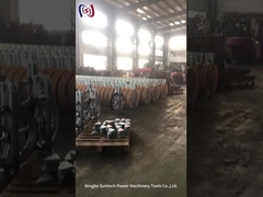 เครื่องมือการก่อตั้งหอคอย single-sheave, โลหะ pulley block สําหรับการยก / การยก