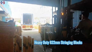 เครื่องมือร้อยสายตัวนำไฟฟ้าขนาด 822 มม. บล็อกสายไฟสำหรับงานหนัก