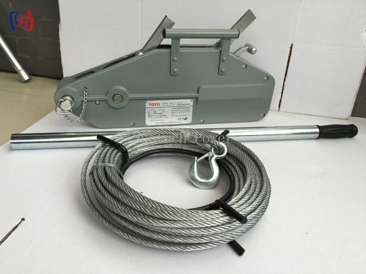 คุณภาพ  Heavy Duty Wire Rope Handle Hoist 5 Ton Capacity Manual Lever Operation For Construction Industrial Lifting​​ โรงงาน
