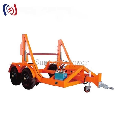 คุณภาพ  Heavy Duty Cable Reel Trailer 20T Capacity for Industrial Transport โรงงาน