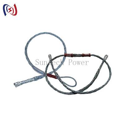 คุณภาพ  High Tensile Steel Conductor Mesh Sock Joints for Uniform Pressure Distribution and Temporary Dead-End Applications โรงงาน
