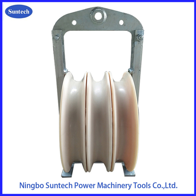 508x100mm Pilot Bundled Conductor Stringing Blocks สําหรับสายส่ง