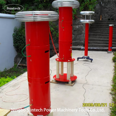 ระบบทดสอบเสียงเสียง AC แบบพกพา สําหรับการทดสอบ GIS 132KV ด้วยวงจรการทํางาน 60 นาที