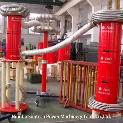 อุปกรณ์การทดสอบสายไฟฟ้า HV 35KV 132KV สําหรับ AC ทนความกระชับกําลังทดสอบ