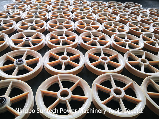 508x100mm MC Pulley Sheaves Condutor Stringing Blocks สำหรับไซต์