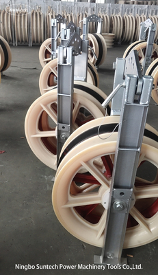 อุปกรณ์ร้อยสายตัวนำเหนือศีรษะ Nylon Sheave Stringing Blocks