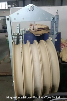 660mm Nylone Sheaves Pilot Wire Condutor Stringing Pulley Block