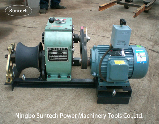 JJM8D รุ่น 80 KN เครื่องกว้านดึงสายไฟเครื่องกว้านกว้านเบนซินสำหรับการร้อยสายเคเบิล