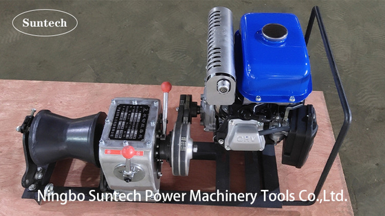 รอกสลิง 3 ตัน Cable Winch Puller ขนาดเล็กพร้อมเครื่องยนต์เบนซิน Yamaha