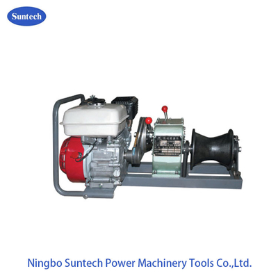 เครื่องกว้านสายไฟเครื่องยนต์เบนซิน 8 ตัน HONDA / YAMAHA สำหรับรอกดึงสายก่อสร้าง