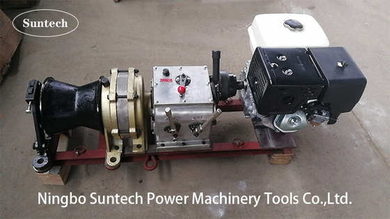 JJM1Q Line Construction 1 Ton Winch, Cable Pulling Gasoline Powered Winch