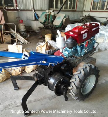 Double Drums 5T Cable Walking Tractor Winch สำหรับระบบส่งกำลัง