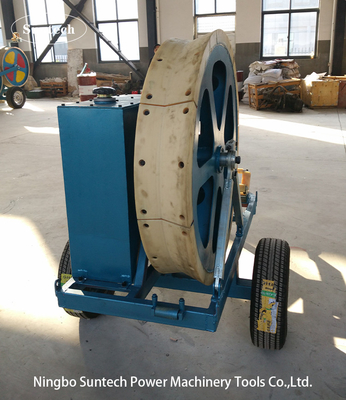 OPGW สตริ้ง 7.5kN ไฮดรอลิกเคเบิล Tensioner กับ 1100mm วงล้อความดัน
