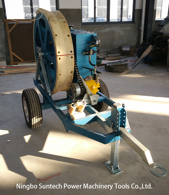 OPGW สตริ้ง 7.5kN ไฮดรอลิกเคเบิล Tensioner กับ 1100mm วงล้อความดัน