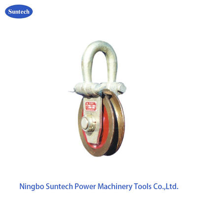 เครื่องมือติดตั้งทาวเวอร์ 20KN รอกเหล็กรอกรอกสำหรับสายงานก่อสร้าง