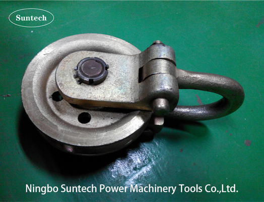เครื่องมือติดตั้งทาวเวอร์ 20KN รอกเหล็กรอกรอกสำหรับสายงานก่อสร้าง