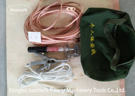 สามเฟส 25 มม. ปลั๊กก่อสร้าง Earth Wire Personal Grounding Wire Safety Tools