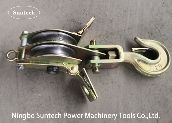 เปิด QHS Double Sheave Pulley Block 10T Conductor เครื่องมือร้อยเชือก
