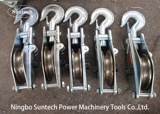 รอกรอก 20KN Conductor Wire Stringing Tools Pulley Block