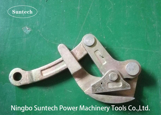 10KN Single Cam Wire Cable Clamp / Earth Wire Gripper Tool สำหรับ Steel Strand