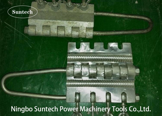 Bolt Type Round Steel Wire Rope Gripper เครื่องมือก่อสร้างพื้นฐาน 10 ตัน