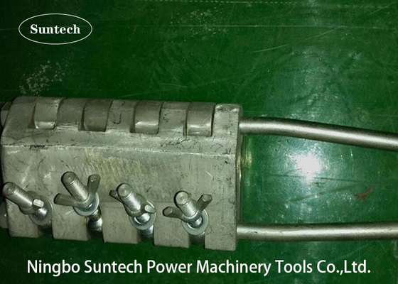 Bolt Type Round Steel Wire Rope Gripper เครื่องมือก่อสร้างพื้นฐาน 10 ตัน