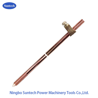 M16 Copper Clad Steel Earth Rod สำหรับสายไฟ