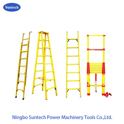 8m FRP ไฟเบอร์กลาสส่วนต่อขยายบันไดก่อสร้าง Tower Erction Tools