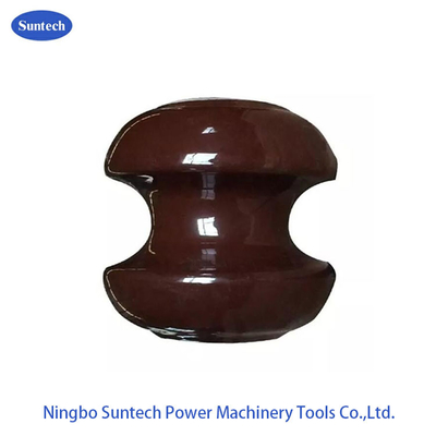 400V 9KN ฉนวนสายส่งไฟฟ้าแรงต่ำ Bobbin Porcelain