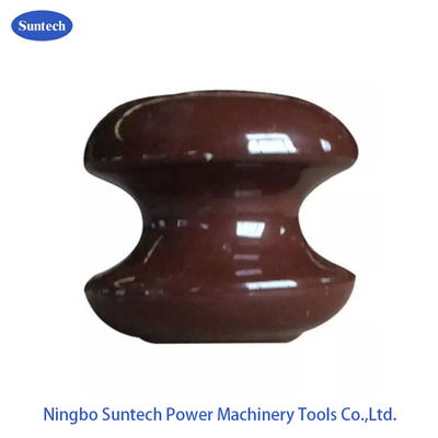 400V 9KN ฉนวนสายส่งไฟฟ้าแรงต่ำ Bobbin Porcelain