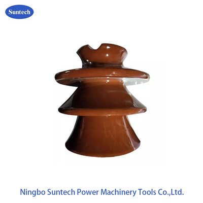 สายไฟฉนวนไฟฟ้า Porcelain Pin Insulator ไฟฟ้าแรงสูง 24KV