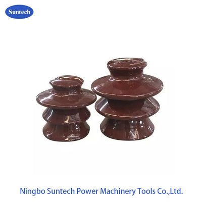 สายไฟฉนวนไฟฟ้า Porcelain Pin Insulator ไฟฟ้าแรงสูง 24KV