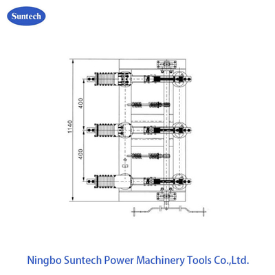 GB3804 3 เฟส AC 12KV สวิตช์แยกโหลดสูญญากาศกลางแจ้ง