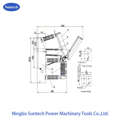 40.5KV รีโมทคอนโทรล สวิตช์แบ่งโหลดสูญญากาศในร่ม