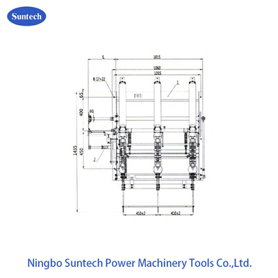 40.5KV รีโมทคอนโทรล สวิตช์แบ่งโหลดสูญญากาศในร่ม