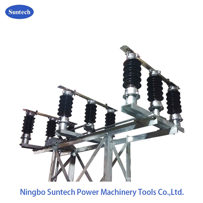 36KV 1250A ฉนวนศูนย์หมุนด้วยพอร์ซเลนพร้อมโครงสร้างการติดตั้ง