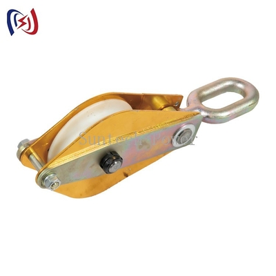 อลูมิเนียม Sheave Hoist Tackle 100KN เครื่องมือการดึงสาย