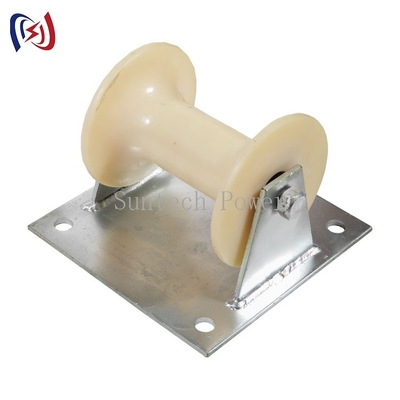Edge Mount Manhole Wire Pulling Rollers, Pithead Cable Pulling Rollers