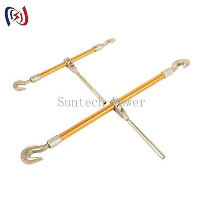 อลูมิเนียมอัลลอยด์ Double Hook Turnbuckle เหล็กน้ำหนักเบาสำหรับการก่อสร้างพลังงาน