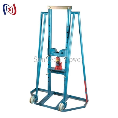 10T ไฮดรอลิกดึงสายไฟฟ้ากลองลูกกลิ้งพร้อมล้อ