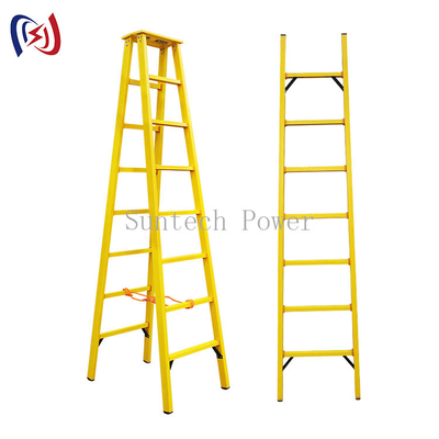 8m FRP ไฟเบอร์กลาสส่วนต่อขยายบันไดก่อสร้าง Tower Erction Tools