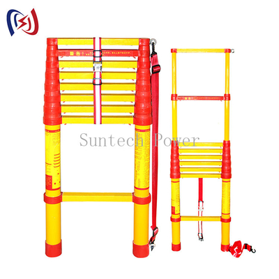 8m FRP ไฟเบอร์กลาสส่วนต่อขยายบันไดก่อสร้าง Tower Erction Tools